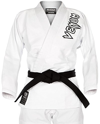 Venum Contender 2.0 – Kimono per Brasilian Jiu Jitsu da Uomo, Uomo, Contender 2.0, Bianco, a1
