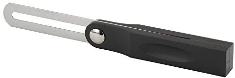 Stanley 0-46-825 - Escuadra de carpintero falsa 200mm, Hoja de acero al carbono resistente, Sistema de bloqueo, Compacta, Ranuras de agarre, Versátil para marcar diferentes ángulos