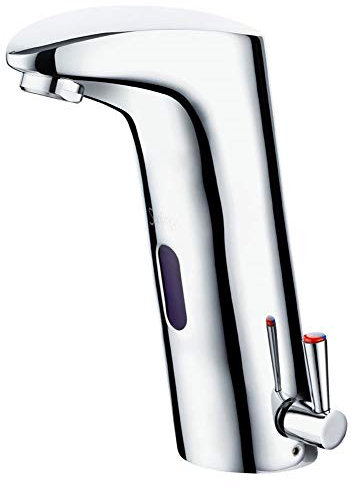 Infrarot IR Design Wasserhahn Automatik Waschbecken Kalt und Warmwasser Sanlingo