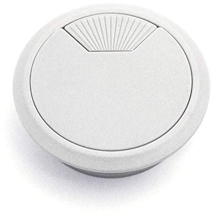 2 Pezzi SO-TECH® Passacavo Guida Cavo Plastica Ø 60 mm bianco