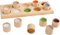small foot Fühlmemo aus Holz, Sinnesspiel mit zehn hochwertigen Holzdosen und einem Holzbrett, ab 3 Jahren, 2064