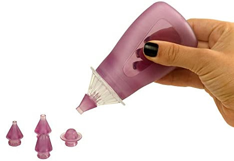 Silikomart 72.342.86.0065 TRANSPARENT DECORATIVE PEN WITH 5 DIFFERENT NOZZLE