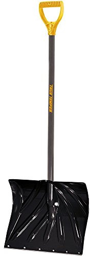 True Temper 18 In. Snow Shovel & Pusher/Snow Removal Tools 36-in Steel Handle - 1627200