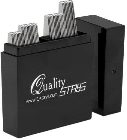 MELARQT Kragenstäbchen aus Metall, 4 Größen in einer Box, 40 Stück