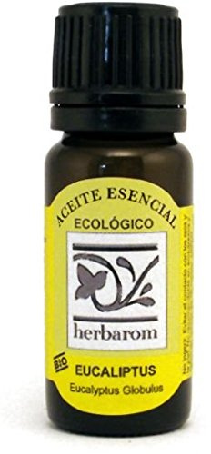Herbarom Aceite Esencial Bio Eucaliptus | Aceite Esencial Puro Eucaliptus, Antibacteriano, Antiséptico, Descongestionante, Expectorante, Purificante, Refrescante y Estimulante, 10 ml