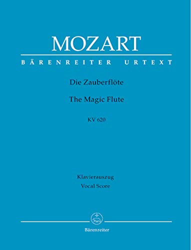 Die Zauberflöte KV 620 -Eine deutsche Oper in zwei Aufzügen-. Klavierauszug, Urtextausgabe