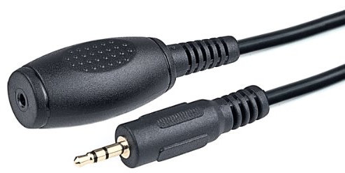 Kaiser Fototechnik 6185 Verlängerungskabel (2m) für Kabel-Fernauslöser 6187-93 schwarz