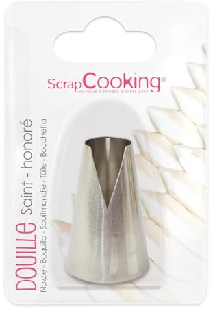 Scrapcooking 1804 Douille Saint Honoré Inox Argent 14 x 10,8 x 3,2 cm