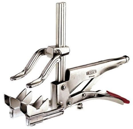 BESSEY Rohr-Gripzange GRZRO, Rohr Ø 0-110 mm Ausladung 65 mm, Ideal zum Halten von Rundkörpern mit gleichem Durchmesser, Gewicht 1,30 Kg