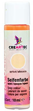 CREARTEC Natürliche Seifenfarbe Opak - Seifenherstellung/Seifenkreationen - Farbe: Apricot - Inhalt: 10ml - Made in Germany