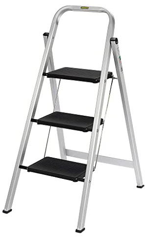 Marchepied Ultra-Plat Alu 3 Marche, 2.70m Hauteur