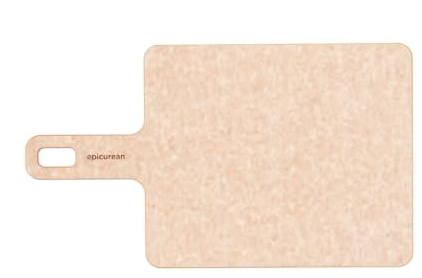 Epicurean Handy Series Cutting Board with Handle, 9-Inch by 7-Inch, Natural