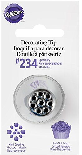 Wilton 0261876 Cornetto Multiforo 234, Acciaio, Argento, 4.06x4.57x9.5 cm