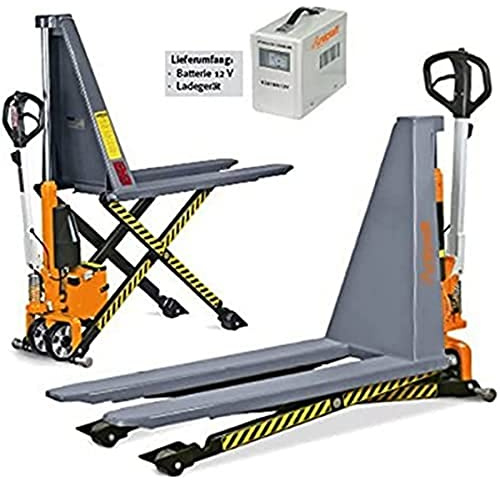 Unicraft PHW 1003 E – Hubwagen und Tisch in Schere MOTOR Riser