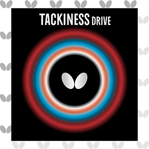 Butterfly Tackiness Drive Table Tennis Rubber Table Tennis Rubber - 1.9 mm - Red or Black - 1 Inverted Table Tennis Rubber Sheet - Professional Table Tennis Rubber