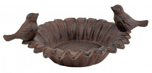 Cast Iron Sunflower Bowl Bird Feeder Soap Dish
