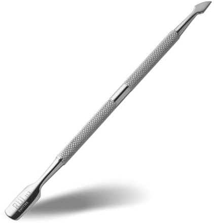 Rui Smiths Profi Doppelendiger hypoallergener Edelstahl-Metallschieber (Nagelhautschieber) Cuticle Pusher - Stil No. 113