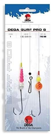 Dega SURF-PRO Nr. 8 Angelrute 0.60mm Nylon Monofil Fischerei-Line 8 strand