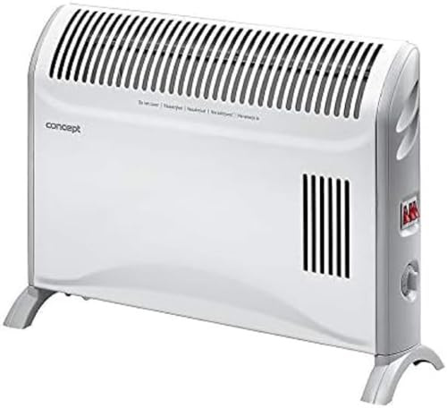 CONCEPT hushållsapparater CONCEPT KS3007 konvektor med turbofunktion, 2000 W, vit