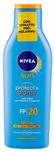 NIVEA - 85824 - Crema solar Protect & Bronze FP 20 (protección media)