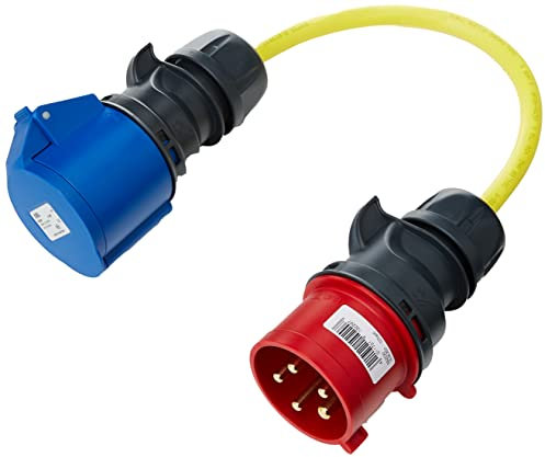 Victron Adapter 32A CEE Kupplung 3p zu 32A CEE Stecker 5p
