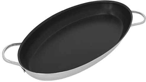 demeyere ovale Fischpfanne Duraslide Ultra Beschichtung 45 x 24 x 4,5 cm hoch