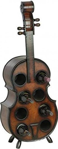 Ambiente DanDiBo Weinregal Flaschenregal Flaschenständer Cello aus Holz Flaschenhalter