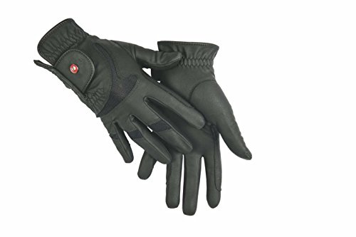 HKM Unisex Professional Air Mesh Guantes de Montar Blanco XS