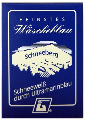 Schneeberg Feinstes Wäscheblau , Schneeweiß durch Ultramarinblau, 5x10g