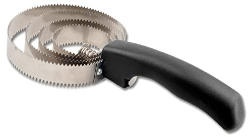 Waldhausen 4043969112403 Federstriegel, Edelstahl, rot