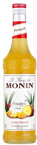 MONIN Sirop d'Ananas pour Cocktail, Thé Glacé et Limonade - Arômes Naturels - 70cl