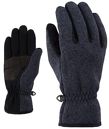 Ziener Erwachsene IMAGIO glove multisport Freizeit- / Funktions- / Outdoor-Handschuhe | atmungsaktiv, gestrickt, schwarz (black melange), 10