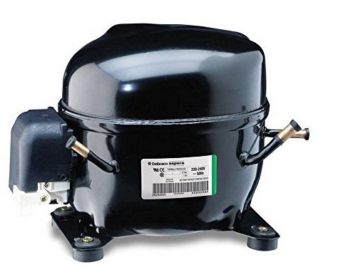 Compressore R404A R507 ermetico - 1/2 Hp - 12,1 cm3 - Embraco Aspera NEK6213GK