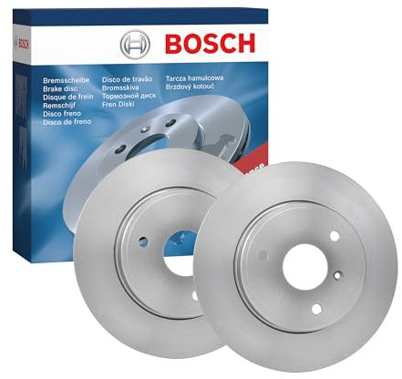 Bosch BD1168 Dischi freno, Certificato ECE-R90, 1 set di 2 dischi