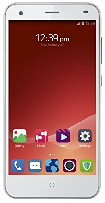 ZTE Blade S6 4G 5-Inch UK Version Dual SIM-Free Smartphone - White (294 PPI HD Screen, 16GB ROM, 2GB RAM, Octa-Core Snapdragon 615, MicroSD Slot, 13 MP Rear Camera, 5 MP Front Camera, Android 5.0)