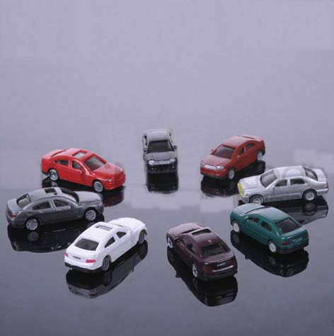 10 x Modell Autos BMW/Porsche usw. für Modellbau 1:100, Modelleisenbahn Spur TT