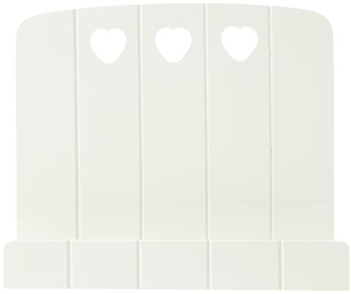 T&G 10886 Colonial Home Foldable Cook Book Stand in Cream Painted Hevea, 28x8.2x24 cm