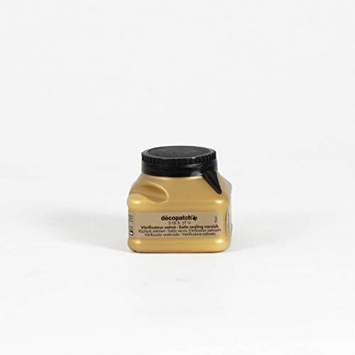 décopatch VA90AO - Flasche Aquapro Klarlack satiniert 90 ml, für DIY Projekte, 1 Stück