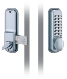 Codelocks 0100 SG CL100 Surface Deadbolt Mechanical Lock, Silver Grey