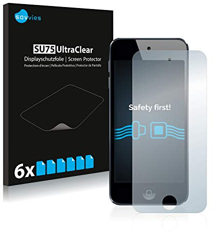 savvies Protection Ecran pour Apple iPod Touch (5ème Gen.) (6 Pièces) - Film Protection Ultra Clair