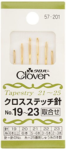 Clover クロスステッチ針 No.191~23 6本入り 57-201