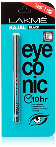Lakme Eyeconic Kajal, Black, 0.35g