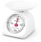 Orbegozo PC 1015 - Peso de cocina mecánico, capacidad máxima 2 kg, escalado 10 g, superficie de plástico lisa, color blanco