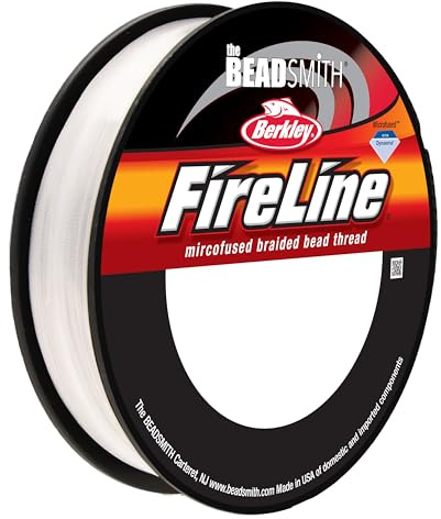 FireLine pärltråd 10 pund – kristallklar 0,25 mm (01 tum) – 114 m