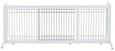 Richell Freestanding Pet Gate, Large, Origami White