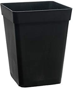 Pot de jardinage carré Noir 20 x 20 x 27 cm (7 l)