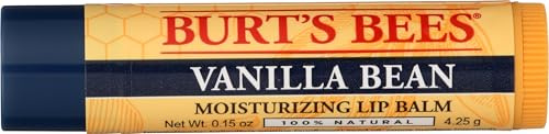Burt's Bees Vanilla Bean Moisturizing Lip Balm - 0.15oz Lip Balm