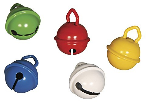 Rayher Cascabeles manualidades, 5 ud, colores variados, 19 mm Ø, 25086000