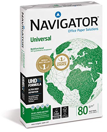 Navigator Universal-Papier NAV1017, 80 g/m², A3, Weiß, 500 Blatt