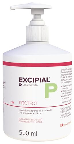 Excipial Protect Crème, 500 ml, Handcreme für sehr trockene hände, Sofortige Hilfe bei Hautirritationen - Neurodermitis - Medizinische Hautpflege